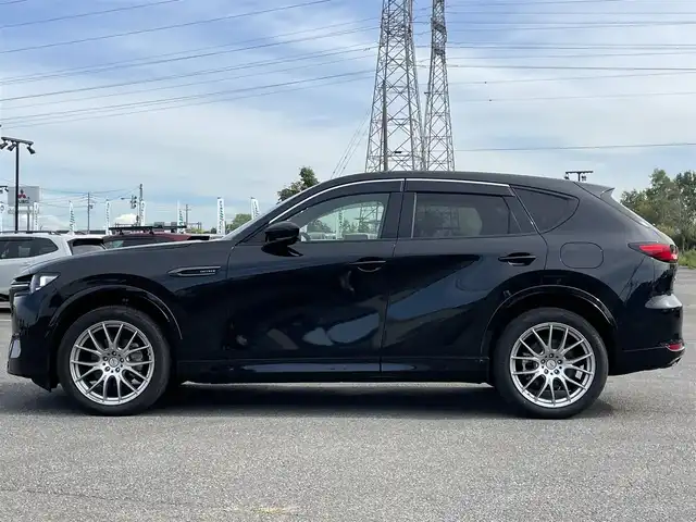 マツダ ＣＸ－６０ XD HV エクスクルーシブスポーツ 道央・札幌 2022(令4)年 3.5万km ジェットブラックマイカ ４WD/BOSEサウンドシステム/純正メーカーナビ/AM/FM/BT/フルセグ/衝突被害軽減ブレーキ/横滑り防止装置/レーダークルーズコントロール/ダウンヒルアシストコントロール/レーンキープアシスト/クリアランスソナー/ブラインドスポットモニター/全方位カメラ/ビルトインETC/アイドリングストップ/Mi-DRIVE/パワーバックドア/前席パワーシート/D席メモリーシート/全席シートヒーター/前席エアシート/レザーシート/革巻きステアリング/ステアリングリモコン/パドルシフト/ハンドルヒーター/AC100V/置くだけ充電/電動パーキング/オートブレーキホールド/プッシュスタート/スマートキー/LEDヘッドライト/オートライト/オートハイビーム/電動格納ミラー/ウィンカーミラー/純正フロアマット/ドアバイザー/スペアキー