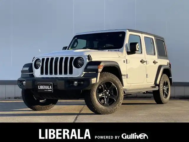 クライスラー・ジープ ジープ ラングラー アンリミテッド スポーツ アルティテュード 東京都 2021(令3)年 3.6万km 白 純正ディスプレイオーディオ/フロント／サイド／バックカメラ/ＬＥＤヘッドライト/Ａ／Ｔタイヤ/純正１７インチＡＷ/純正ＯＰ前ドライブレコーダー/ＡＣＣ/ＢＳＭ/レーンキープ/ＥＴＣ/スマートキー