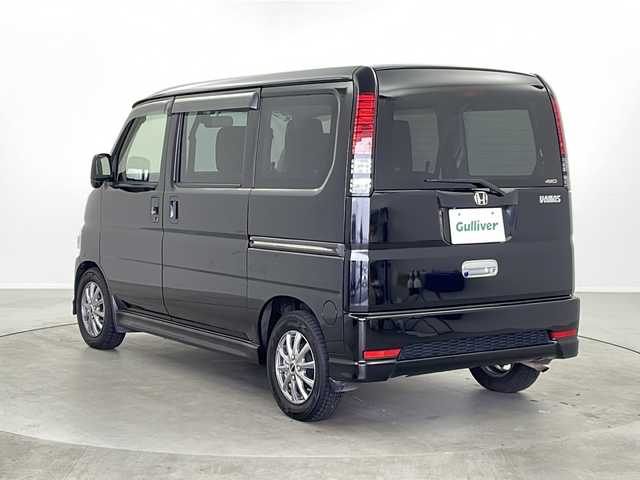 ホンダ バモス G 栃木県 2014(平26)年 7.8万km ナイトホークブラックパール 純正ナビ　/　（AM/FM/CD/DVD/BT）　/フルセグTV　/バックモニター　/パワーウィンドウ　/フロアマット　/ドラレコ　/ETC　/社外AW