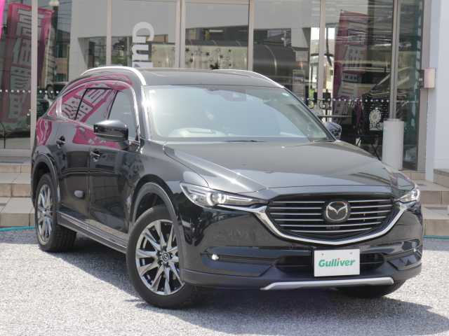 マツダ ＣＸ－８ XD エクスクルーシブモード 千葉県 2020(令2)年 3.4万km ジェットブラックマイカ ワンオーナー/純正ナビ/・フルセグTV/・Bluetooth/・FM/AMラジオ/全方位カメラ/i-ACTIVSENSE/レーダークルーズコントロール/プリクラッシュセーフティ/サンルーフ/ETC/前後ドライブレコーダー/純正フロアマット/ドアバイザー/パワーシート/パワーバックドア/ルーフレール/プッシュスタート/HUD/BSM/スマートキー２本/フォグランプ/保証書/取扱説明書