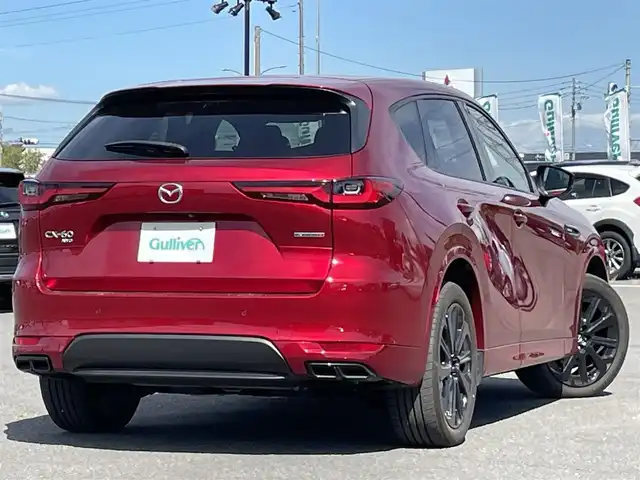 マツダ ＣＸ－６０ XD HV エクスクルーシブスポーツ 道央・札幌 2022(令4)年 1万km ソウルレッドクリスタルM ４WD/BOSEサウンドシステム/純正メーカーナビ/AM/FM/BT/フルセグ/衝突被害軽減ブレーキ/横滑り防止装置/レーダークルーズコントロール/ダウンヒルアシストコントロール/レーンキープアシスト/クリアランスソナー/ブラインドスポットモニター/全方位カメラ/アイドリングストップ/Mi-DRIVE/パワーバックドア/前席パワーシート/D席メモリーシート/全席シートヒーター/前席エアシート/レザーシート/革巻きステアリング/ステアリングリモコン/パドルシフト/ハンドルヒーター/AC100V/置くだけ充電/電動パーキング/オートブレーキホールド/プッシュスタート/スマートキー/LEDヘッドライト/オートライト/オートハイビーム/電動格納ミラー/ウィンカーミラー/純正フロアマット/ドアバイザー/スペアキー
