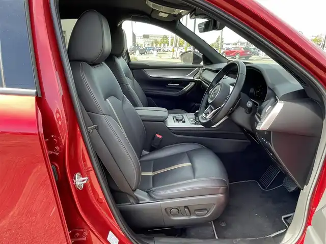 マツダ ＣＸ－６０ XD HV エクスクルーシブスポーツ 道央・札幌 2022(令4)年 1万km ソウルレッドクリスタルM ４WD/BOSEサウンドシステム/純正メーカーナビ/AM/FM/BT/フルセグ/衝突被害軽減ブレーキ/横滑り防止装置/レーダークルーズコントロール/ダウンヒルアシストコントロール/レーンキープアシスト/クリアランスソナー/ブラインドスポットモニター/全方位カメラ/アイドリングストップ/Mi-DRIVE/パワーバックドア/前席パワーシート/D席メモリーシート/全席シートヒーター/前席エアシート/レザーシート/革巻きステアリング/ステアリングリモコン/パドルシフト/ハンドルヒーター/AC100V/置くだけ充電/電動パーキング/オートブレーキホールド/プッシュスタート/スマートキー/LEDヘッドライト/オートライト/オートハイビーム/電動格納ミラー/ウィンカーミラー/純正フロアマット/ドアバイザー/スペアキー