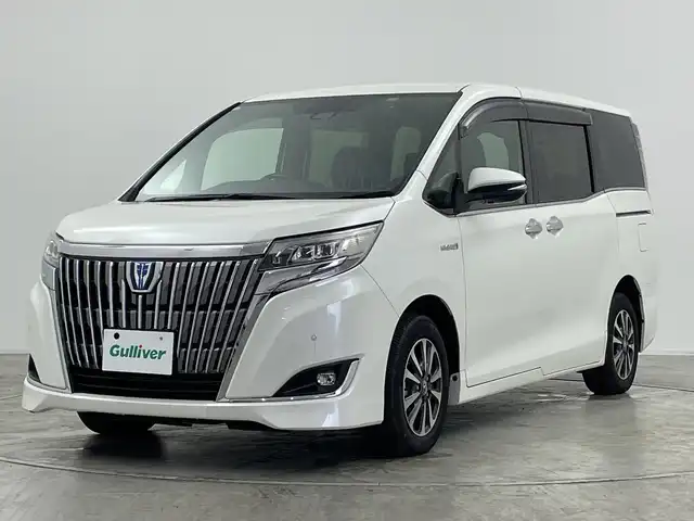 トヨタ エスクァイア ハイブリッド Gi プレミアムパッケージ 群馬県 2018(平30)年 4.9万km ホワイトパールクリスタルシャイン 純正１０インチナビ　フルセグ　バックカメラ　両側パワースライドドア　ＬＥＤオートライト　前席シートヒーター　クルーズコントロール　ステアリングヒーター　ステアリングスイッチ　ＥＴＣ　スマートキー