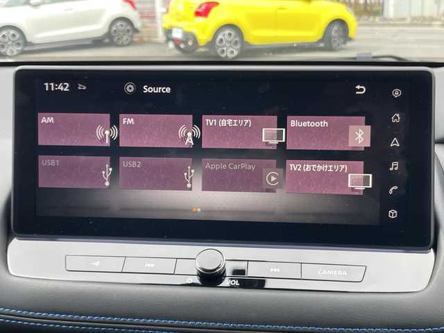 日産 エクストレイル オーテック e-4ORCE アドバンスドPKG 山梨県 2024(令6)年 0.7万km ブリリアントホワイトパール 純正ナビ　/４ＷＤ　/全方位カメラ　/ＥＴＣ　/デジタルルームミラー　/全席シートヒーター　/ベンチレーション　/プロパイロット　/パワーバックドア　/ＬＥＤライト　/本革レザーシート　/コーナーセンサー(前後)/パワーバックドア/コーナーセンサー/ドライブレコーダー　