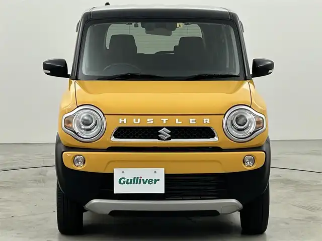 スズキ ハスラー タフワイルド 福岡県 2019(令1)年 1.7万km アクティブイエロー/ブラック 2トーン 社外ナビ（ＢＴ，フルセグＴＶ）　/バックカメラ　/ビルトインＥＴＣ　/衝突軽減ブレーキ　/レーンキープ　/横滑り防止装置　/アイドリングストップ　/シートヒーター　/ハーフレザーシート　/電動格納式ドアミラー　/ＬＥＤ
