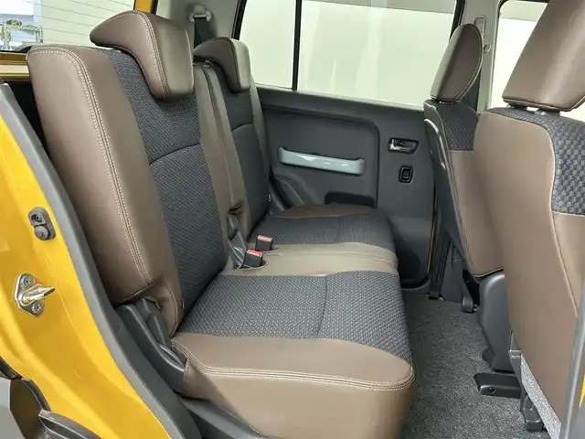 スズキ ハスラー タフワイルド 福岡県 2019(令1)年 1.7万km アクティブイエロー/ブラック 2トーン 社外ナビ（ＢＴ，フルセグＴＶ）　/バックカメラ　/ビルトインＥＴＣ　/衝突軽減ブレーキ　/レーンキープ　/横滑り防止装置　/アイドリングストップ　/シートヒーター　/ハーフレザーシート　/電動格納式ドアミラー　/ＬＥＤ