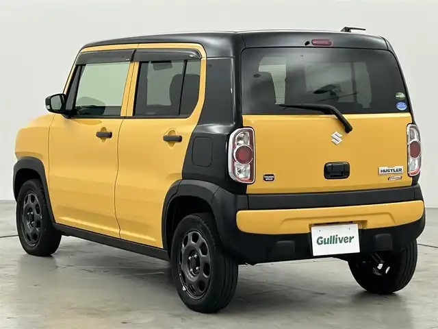 スズキ ハスラー タフワイルド 福岡県 2019(令1)年 1.7万km アクティブイエロー/ブラック 2トーン 社外ナビ（ＢＴ，フルセグＴＶ）　/バックカメラ　/ビルトインＥＴＣ　/衝突軽減ブレーキ　/レーンキープ　/横滑り防止装置　/アイドリングストップ　/シートヒーター　/ハーフレザーシート　/電動格納式ドアミラー　/ＬＥＤ