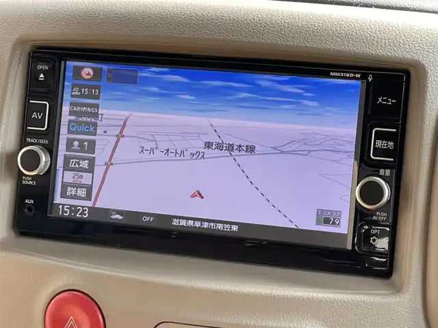 日産 キューブ 15X Vセレ マイキューブ 滋賀県 2017(平29)年 7.3万km ビターショコラ 2トーン 純正SDナビ/・フルセグTV/・CD DVD /・Bluetooth/バックカメラ/プッシュスタート/スマートキー×２/ドライブレコーダー/革巻きステアリング/ステアリングリモコン/電格ミラー/ドアバイザー/フォグライト/禁煙車
