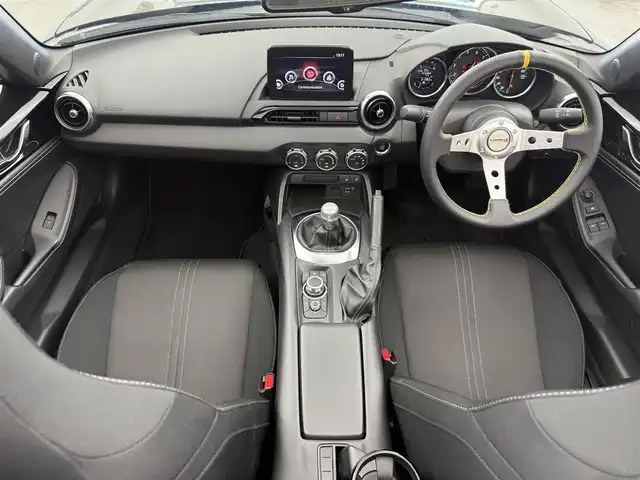 マツダ ロードスター S スペシャルパッケージ 愛知県 2022(令4)年 3.1万km ジェットブラックマイカ i-ACTIVSENSE/　・衝突被害軽減ブレーキ/　・レーンキープアシスト/　・ブラインドスポットモニター/　・コーナーセンサー/禁煙車/ラルグス車高調/ショートストロークシフト/社外ステアリング/純正ナビ/　（ＢＴ／フルセグＴＶ／ＣＤ／ＤＶＤ）/ＥＴＣ/ドラレコ/シートヒーター/純正１６インチＡＷ