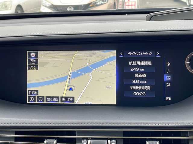 レクサス ＬＳ 500 Fスポーツ 京都府 2018(平30)年 5.2万km ブラック サンルーフ　純正メーカーナビ　パノラミックビューモニター　マークレビンソン　黒革シート　シートベンチレーター　レーダークルーズ　ブラインドスポットモニター　デジタルインナーミラー　ビルトインＥＴＣ　4本出しマフラー