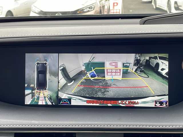 レクサス ＬＳ 500 Fスポーツ 京都府 2018(平30)年 5.2万km ブラック サンルーフ　純正メーカーナビ　パノラミックビューモニター　マークレビンソン　黒革シート　シートベンチレーター　レーダークルーズ　ブラインドスポットモニター　デジタルインナーミラー　ビルトインＥＴＣ　4本出しマフラー