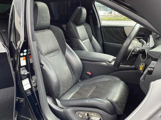 レクサス ＬＳ 500 Fスポーツ 京都府 2018(平30)年 5.2万km ブラック サンルーフ　純正メーカーナビ　パノラミックビューモニター　マークレビンソン　黒革シート　シートベンチレーター　レーダークルーズ　ブラインドスポットモニター　デジタルインナーミラー　ビルトインＥＴＣ　4本出しマフラー