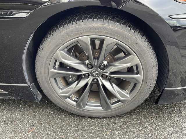 レクサス ＬＳ 500 Fスポーツ 京都府 2018(平30)年 5.2万km ブラック サンルーフ　純正メーカーナビ　パノラミックビューモニター　マークレビンソン　黒革シート　シートベンチレーター　レーダークルーズ　ブラインドスポットモニター　デジタルインナーミラー　ビルトインＥＴＣ　4本出しマフラー