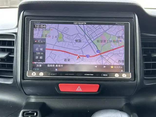 ホンダ Ｎ ＢＯＸ G 福岡県 2016(平28)年 7.9万km クリスタルブラックパール ・社外ナビ/（BLUETOOTH/DVD再生/・スペアキー/・ETC/・純正フロアマット/・プッシュスタート/・スマートキー/・CDチェンジャー/・電動格納ミラー/・アルミホイール/・ドアバイザー