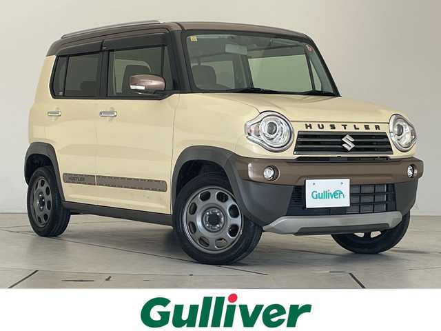 スズキ ハスラー ワンダラー 愛知県 2018(平30)年 3.1万km シフォンアイボリーメタリック/ウッディブラウン2トーンルーフ SDナビ/フルセグ/ハーフレザー/シートヒーター/純正フロアマット/オートエアコン/アイドリングストップ/横滑り防止装置/ステアリングスイッチ/スマートキー/プッシュスタート