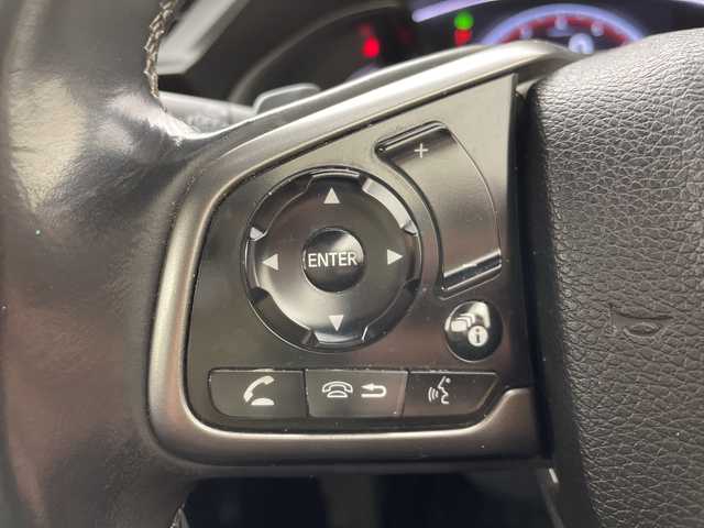 ホンダ シビック ハッチバック ホンダセンシング 群馬県 2019(令1)年 7.3万km クリスタルブラックパール 純正エアロ　純正ナビ　バックカメラ　ビルトインＥＴＣ　衝突被害軽減ブレーキ　レーンアシスト　アダプティブクルーズコントロール　ＬＥＤヘッドライト　オートマチックハイビーム　シートヒーター　禁煙車