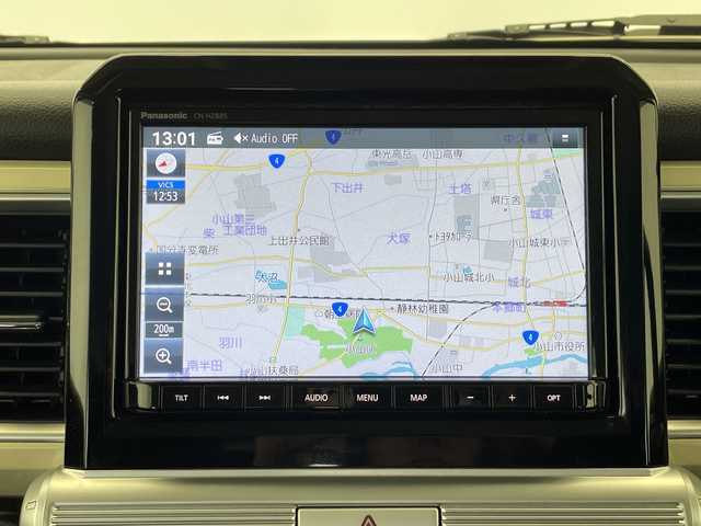 スズキ クロスビー HYBRID MV 栃木県 2023(令5)年 1.8万km 黒 メモリーナビ/（ＣＤ/ＤＶＤ/Bluetooth/USB/TV）/全方位カメラ/リアコーナーセンサー/ETC/前後ドライブレコーダー/オートライト/LEDヘッドライト/横滑り防止装置/フォグランプ/スマートキー/プッシュスタート/アイドリングストップ/革巻きステアリング/電動格納ミラー/純正アルミホイール/純正フロアマット/ドアバイザー
