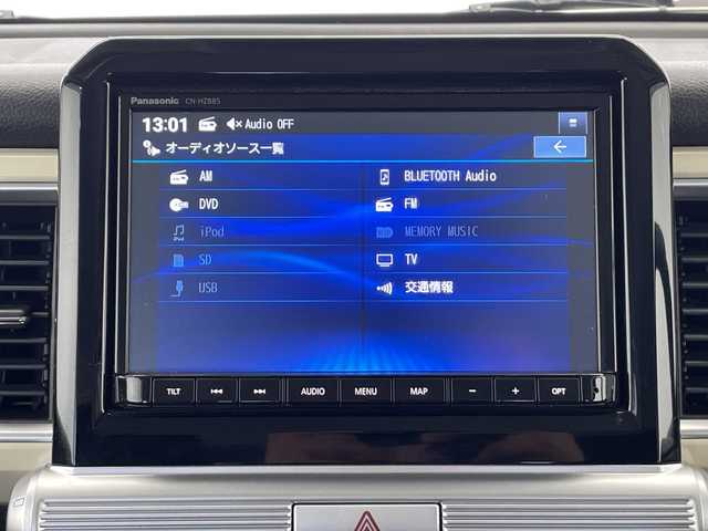 スズキ クロスビー HYBRID MV 栃木県 2023(令5)年 1.8万km 黒 メモリーナビ/（ＣＤ/ＤＶＤ/Bluetooth/USB/TV）/全方位カメラ/リアコーナーセンサー/ETC/前後ドライブレコーダー/オートライト/LEDヘッドライト/横滑り防止装置/フォグランプ/スマートキー/プッシュスタート/アイドリングストップ/革巻きステアリング/電動格納ミラー/純正アルミホイール/純正フロアマット/ドアバイザー