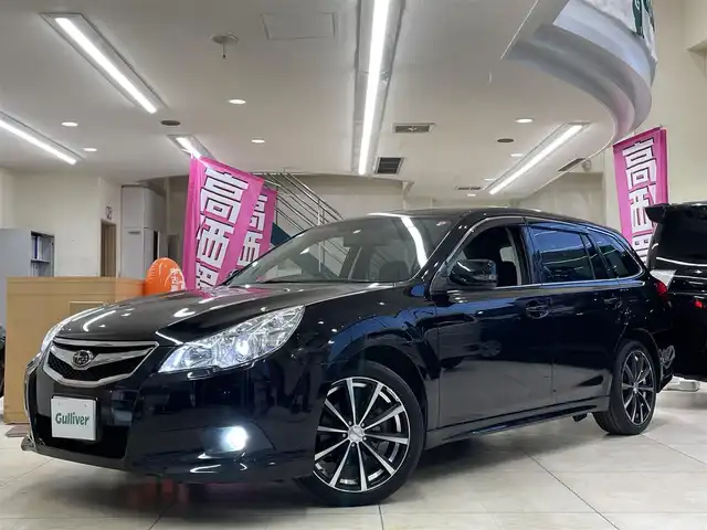 スバル レガシィ ツーリングワゴン 2．5i Lパッケージ 東京都 2010(平22)年 10.1万km クリスタルブラックシリカ 〇社外HDDナビ/　CD/DVD/MSV/BT/フルセグ/〇バックカメラ/〇ETC/〇純正HID/〇純正フォグランプ/〇純正バックフォグ/〇革巻きステアリング/〇パドルシフト/〇社外18インチアルミホイール/〇フロアマット/〇ドアバイザー/〇保証書/〇取扱説明書