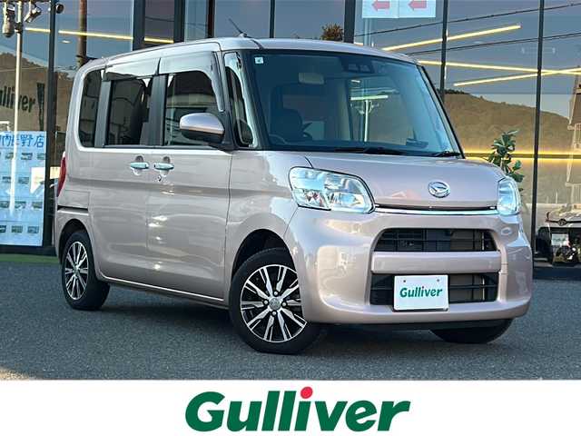ダイハツ タント X VS SAⅢ 大阪府 2019(平31)年 3.4万km ライトローズマイカメタリックⅡ 衝突軽減システム　両側パワースライドドア　純正ナビ　全周囲カメラ　フルセグＴＶ　Ｂｌｕｅｔｏｏｔｈ　ＵＳＢ　リアモニター　電格ミラー　リア席サンシェード　運転席シートヒーター　コーナーセンサー 純正フロアマット　純正アルミホイール　取扱説明書　保証書　スペアキー　スマートキー　プッシュスタート　オートライト　