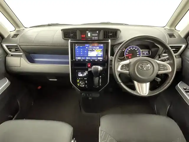 トヨタ タンク カスタムG－T 熊本県 2019(平31)年 6.7万km レーザーブルークリスタルシャイン 純正9インチナビ（ＣＤ・ＤＶＤ・フルセグ・ＢＴ・ＳＤ）/バックカメラ　/社外前後ドライブレコーダー　/ビルトインＥＴＣ２．０　/両側パワースライドドア　/クルーズコントロール　/前後クリアランスソナー　/前席シートヒーター/アイドリングストップ/衝突軽減ブレーキ/横滑り防止/純正フロアマット/純正１５インチAW/オートライト/オートマチックハイビーム/LEDヘッドライト/フォグランプ/スマートキー/プッシュスタート/スペアキー1本