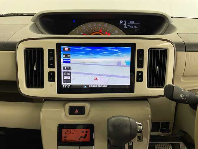 ダイハツ ムーヴ キャンバス X LTD メイクアップ SA Ⅲ 鹿児島県 2018(平30)年 7.5万km パールホワイトⅢ/ナチュラルベージュマイカメタリック 2トーン 純正8インチナビ/（AM/FM/CD/DVD/Bluetooth/HDMI）/フルセグテレビ/バックカメラ/両側パワースライドドア/ETC/スマートアシストIII/・衝突警報機能/・衝突回避支援ブレーキ/・誤発進抑制制御機能/・車線逸脱警報機能/・先行車発進お知らせ機能/・オートハイビーム/オートエアコン/スマートキー/横滑り防止装置