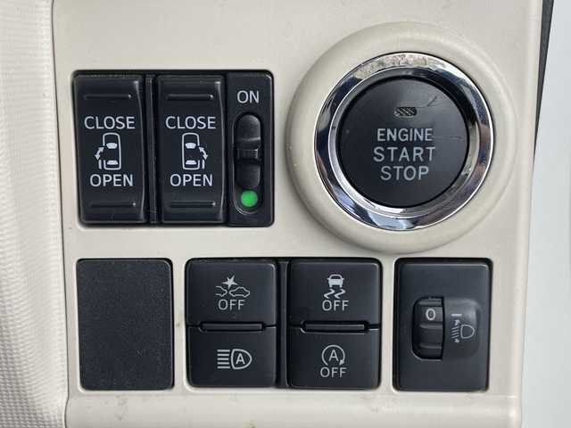 ダイハツ ムーヴ キャンバス X LTD メイクアップ SA Ⅲ 鹿児島県 2018(平30)年 7.5万km パールホワイトⅢ/ナチュラルベージュマイカメタリック 2トーン 純正8インチナビ/（AM/FM/CD/DVD/Bluetooth/HDMI）/フルセグテレビ/バックカメラ/両側パワースライドドア/ETC/スマートアシストIII/・衝突警報機能/・衝突回避支援ブレーキ/・誤発進抑制制御機能/・車線逸脱警報機能/・先行車発進お知らせ機能/・オートハイビーム/オートエアコン/スマートキー/横滑り防止装置