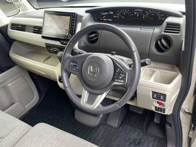 ホンダ Ｎ ＢＯＸ G L ターボ ホンダセンシング 広島県 2019(平31)年 1.9万km プレミアムアイボリーパールⅡ /登録時走行距離/　　　　　　　19075キロ/ワンオーナー/ターボ/純正ナビ/バックカメラ/地デジ/両側パワースライドドア/クルーズコントロール/スペアキー×１/ビルトインETC/新車時整備手帳/　　【保証書】/取扱説明書/