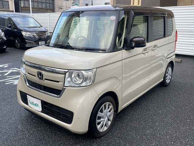 ホンダ Ｎ ＢＯＸ G L ターボ ホンダセンシング 広島県 2019(平31)年 1.9万km プレミアムアイボリーパールⅡ /登録時走行距離/　　　　　　　19075キロ/ワンオーナー/ターボ/純正ナビ/バックカメラ/地デジ/両側パワースライドドア/クルーズコントロール/スペアキー×１/ビルトインETC/新車時整備手帳/　　【保証書】/取扱説明書/