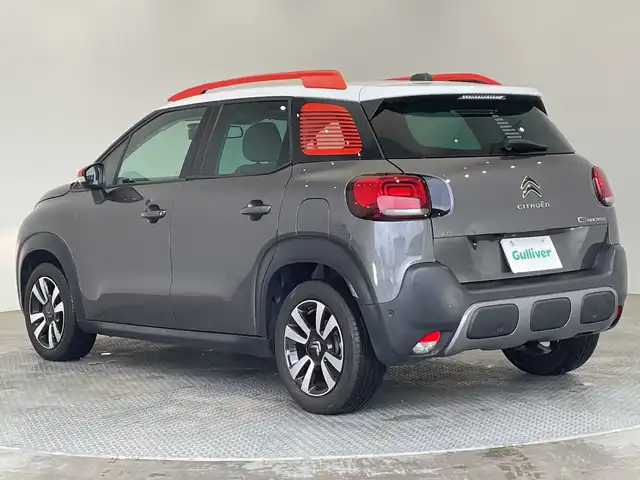 シトロエン Ｃ３ エアクロス シャイン 栃木県 2020(令2)年 2.5万km グレーＭ ワンオーナー/純正ディスプレイオーディオ/(USB・iPod)/バックカメラ/サイドカメラ/アクティブセーフティブレーキ/レーンキープアシスト/ブラインドスポットモニター/クルーズコントロール/アダプティブフローティングシステム/オートライト/前後コーナーセンサー/ルーフレール/ドライブレコーダー/パーキングアシスト/MTモード付AT/ETC/純正アルミホイール/純正フロアマット/スマートキー/プッシュスタート/取扱説明書/保証書