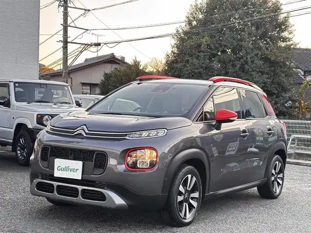 シトロエン Ｃ３ エアクロス シャイン 熊本県 2020(令2)年 2.5万km グレーＭⅡ ワンオーナー/ルーフレール/純正ディスプレイオーディオ/【Bluetooth再生/USB】/バックカメラ/アクティブセーフティブレーキ/レーンキープアシスト/パークアシスト/ブラインドスポットモニター/インテリジェントハイビーム/LEDオートライト/トラクションコントロール/パーキングセンサー/クルーズコントロール/純正16インチAW/ETC/ドライブレコーダー
