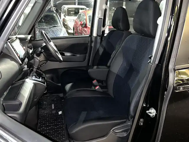 日産 ルークス ハイウェイスター Gターボ 島根県 2022(令4)年 1.4万km ブラック 登録時走行距離13478km/保証書/取扱説明書/純正９インチナビ/フルセグTV/Bluetooth/アイドリングストップ　/全方位カメラ/車線逸脱警報/衝突被害軽減ブレーキ/両側パワースライド/ドライブレコーダー/ターボ/前後コーナーセンサー/ＬＥＤヘッド/ＬＥＤフォグ/ウィンカーミラー/プッシュスタート/スマートキー/１５インチ純正アルミ