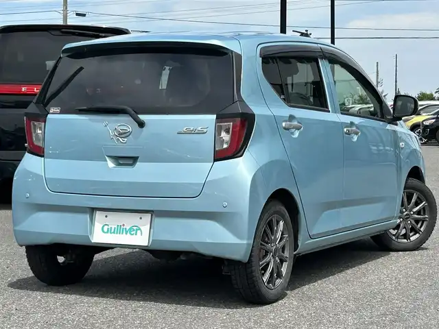 ダイハツ ミラ イース G SAⅢ 道央・札幌 2021(令3)年 5.5万km スカイブルーメタリック ４WD/社外オーディオ/AM/FM/CD/オートライト/オートマチックハイビーム/衝突被害軽減システム/ドアバイザー/電格ミラー/シートヒーター/AAC/ヘッドライトレベライザー/純正エンジンスターター/夏社外AW１４インチ積込