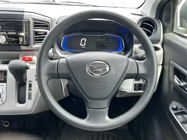ダイハツ ミラ イース G SAⅢ 道央・札幌 2021(令3)年 5.5万km スカイブルーメタリック ４WD/社外オーディオ/AM/FM/CD/オートライト/オートマチックハイビーム/衝突被害軽減システム/ドアバイザー/電格ミラー/シートヒーター/AAC/ヘッドライトレベライザー/純正エンジンスターター/夏社外AW１４インチ積込
