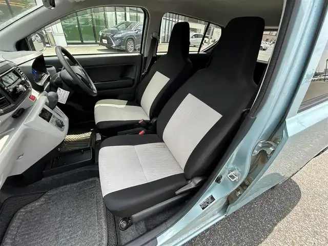 ダイハツ ミラ イース G SAⅢ 道央・札幌 2021(令3)年 5.5万km スカイブルーメタリック ４WD/社外オーディオ/AM/FM/CD/オートライト/オートマチックハイビーム/衝突被害軽減システム/ドアバイザー/電格ミラー/シートヒーター/AAC/ヘッドライトレベライザー/純正エンジンスターター/夏社外AW１４インチ積込