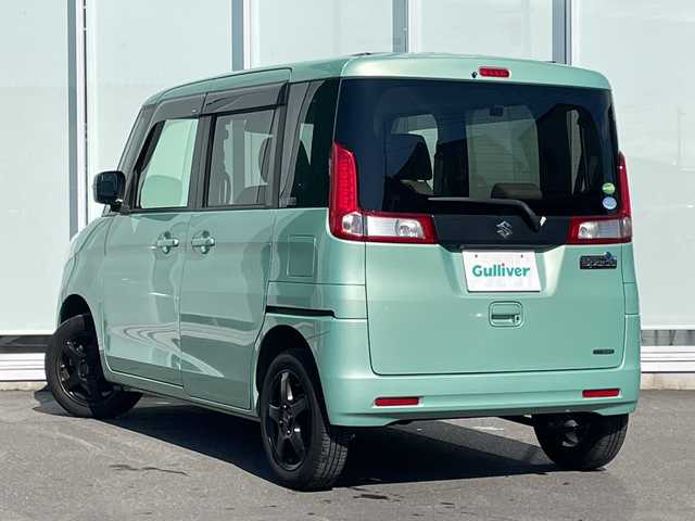 スズキ スペーシア T 神奈川県 2013(平25)年 5.3万km フォレストアクアメタリック 純正ＳＤナビＴＶ　/バックカメラ　/片側パワースライドドア　/ＥＴＣ　/スマートキー　/電動格納ミラー　/社外アルミホイール　/純正フロアマット　/ドアバイザー　/ＨＤＭＩポート　/プッシュスタート　/ＬＥＤヘッドライト