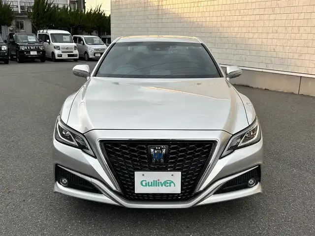 トヨタ クラウン ハイブリッド S Four エレガンススタイルⅡ 山形県 2020(令2)年 5.4万km プレシャスシルバー 純正メーカーナビ/バックカメラ/専用ツートンハーフレザーシート/ブラインドスポットモニター/ビルドインＥＴＣ/パワーシート＆シートヒーター/ステアリングヒーター/レーダークルーズコントロール/前後ドライブレコーダー/電動リアサンシェード/純正18インチアルミ