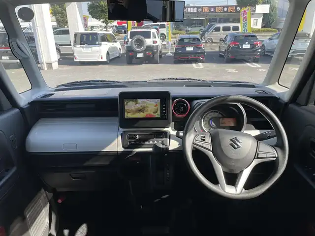 スズキ スペーシア HYBRID G 埼玉県 2018(平30)年 2.6万km ブルーイッシュブラックパール3 ・純正ディーラーOPナビ(CN-RZ743W)/・全周囲カメラ/・バックカメラ/・コーナーセンサー/・スペアキー有/・スタッドレスタイヤ積込