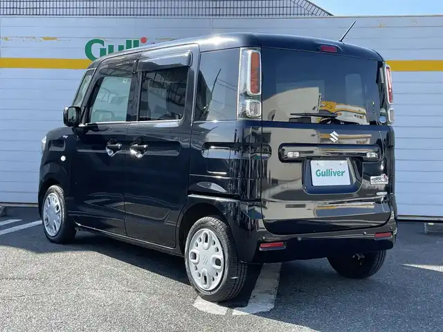 スズキ スペーシア HYBRID G 埼玉県 2018(平30)年 2.6万km ブルーイッシュブラックパール3 ・純正ディーラーOPナビ(CN-RZ743W)/・全周囲カメラ/・バックカメラ/・コーナーセンサー/・スペアキー有/・スタッドレスタイヤ積込