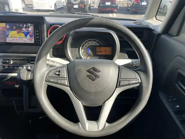 スズキ スペーシア HYBRID G 埼玉県 2018(平30)年 2.6万km ブルーイッシュブラックパール3 ・純正ディーラーOPナビ(CN-RZ743W)/・全周囲カメラ/・バックカメラ/・コーナーセンサー/・スペアキー有/・スタッドレスタイヤ積込