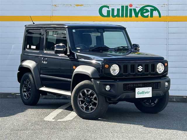 スズキ ジムニー シエラ JC 埼玉県 2025(令7)年 0.5万km ブルーイッシュブラックパール3 カーオーディオ(DEH-7100)/　(FM/Bluetooth/CD)/ビルトインETC/4WD/クルーズコントロール/衝突被害軽減ブレーキ/車線逸脱警報/後方コーナーセンサー/運転席・助手席シートヒーター/ヒーテッドドアミラー/ヘッドライトウォッシャー/背面タイヤ/オートLEDライト/純正15インチアルミホイール