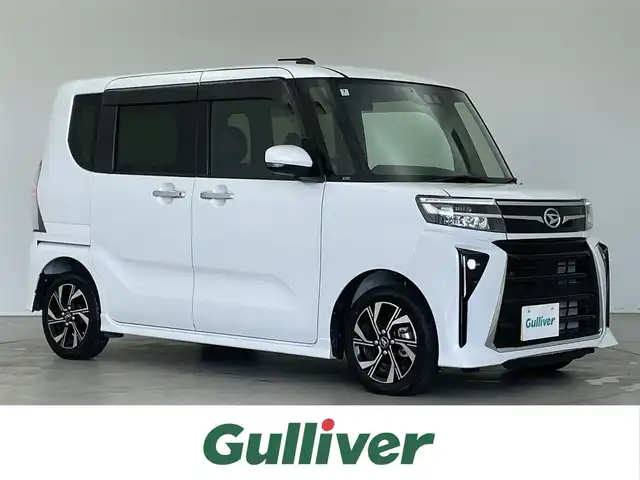 ダイハツ タント カスタム X 埼玉県 2024(令6)年 0.7万km シャイニングホワイトパール ・純正１０インチナビ　/・全周囲モニター　/・ＥＴＣ　/・両側パワースライドドア　/・Ｂｌｕｅｔｏｏｔｈ　/ＤＶＤ　ＣＤ　/・フルセグＴＶ　/・HDMI入力端子　/・純正ドライブレコーダー　/・スマートアシスト　/・サイドバイザー/・電動パーキングブレーキ/・シートバックテーブル/・リヤサンシェード/・スマートキー/・プッシュスタート/・ＬＥＤヘッドライト/・フォグランプ