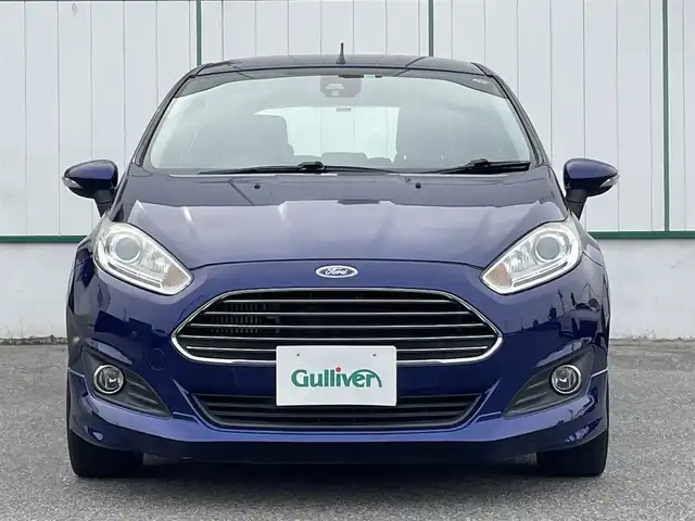 ヨーロッパフォード フィエスタ エコブースト 山梨県 2014(平26)年 4.9万km 青 ワンオーナー/Bluetooth接続/ETC/バックカメラ/前席シートヒーター/横滑り防止装置/レーンキープアシスト/純正アルミホイール/スマートキー/取扱説明書/保証書