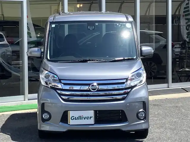 日産 デイズ ルークス ハイウェイスターX 山口県 2015(平27)年 2.4万km チタニウムグレーメタリック 純正メモリーナビ/　＆フルセグTV＆/アラウンドビューカメラ/純正フロアマット/純正ドアバイザー/純正HIDヘッドライト/純正フォグランプ/純正14インチアルミ/左後パワースライド/インテリジェントキー/アイドリングストップ/エマージェンシーブレーキ