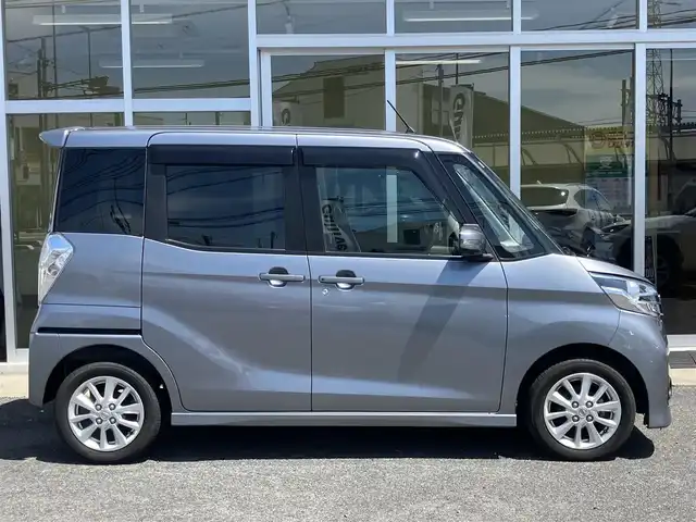 日産 デイズ ルークス ハイウェイスターX 山口県 2015(平27)年 2.4万km チタニウムグレーメタリック 純正メモリーナビ/　＆フルセグTV＆/アラウンドビューカメラ/純正フロアマット/純正ドアバイザー/純正HIDヘッドライト/純正フォグランプ/純正14インチアルミ/左後パワースライド/インテリジェントキー/アイドリングストップ/エマージェンシーブレーキ