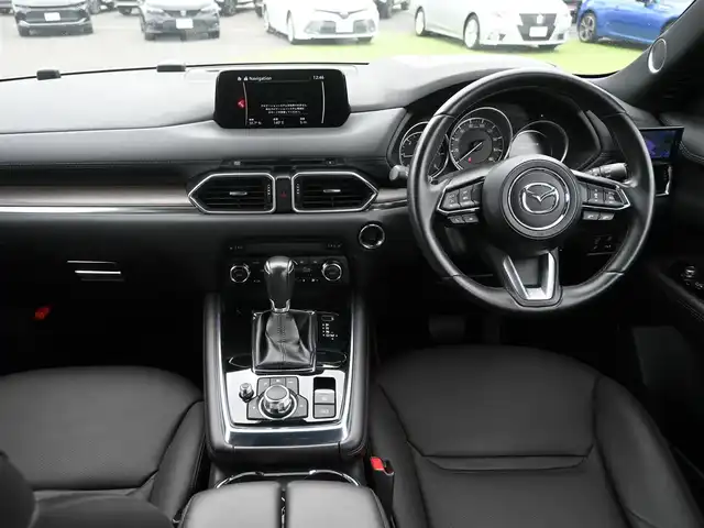 マツダ ＣＸ－８ XD Lパッケージ 千葉県 2018(平30)年 2.8万km ソニックシルバーM スマートシティブレーキサポート/レーンキープ・アシスト・システム/ブラインドスポットモニタリング/アクティブ・ドライビング・ディスプレイ/パワーバックドア/ブラウンレザーシート/前席パワーシート/各席シートヒーター/純正SDナビ/地デジTV/【DVD/CD再生機能　Bluetooth接続】/360°ビュー・モニター/BOSEサウンド/革巻きステアリング/ステアリングヒーター/ステアリングスイッチ/ETC（2.0）/LEDヘッドライト/フォグライト/ウインカーミラー/コーナーセンサー/純正19インチアルミホイル/サイド/カーテンエアバッグ/アドバンストキーレスエントリー