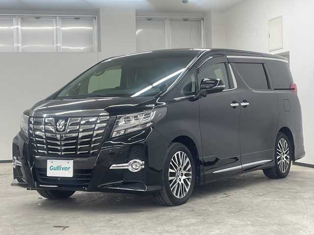 トヨタ アルファード S Cパッケージ 長崎県 2017(平29)年 6.2万km ブラック アルパイン11インチナビ（EX11V)/・フルセグ/・DVD/・Bluetooth/バックカメラ/サイドカメラ/両側パワースライド/ハンドルヒーター/アルパインフリップダウンモニター/コーナーセンサー/LEDヘッドライト/ハンドルヒーター/前席パワーシート（Dシートメモリ付）/オートリトラミラー/オットマンシート/純正18インチアルミ/ハーフレザーシート/純正ETC/電子制御パーキング/オートホールド