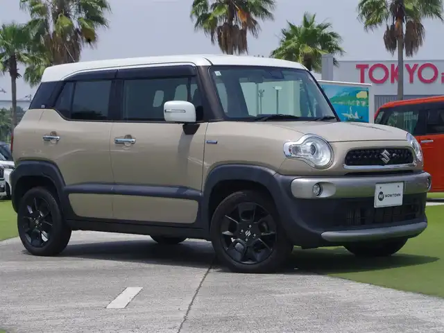 スズキ クロスビー HYBRID MZ 千葉県 2018(平30)年 3.6万km キャラバンアイボリーパールメタリック/ホワイト 2トーンルーフ 純正ナビ/フルセグTV/Bluetooth/CD/DVD/バックカメラ/ビルトインETC/衝突被害軽減システム/シートヒーター/コーナーセンサー/クルーズコントロール/レーンキープアシスト/スペアキー×１/ＬＥＤヘッドライト/パドルシフト/助手席下収納ＢＯＸ/オートライト/純正16インチアルミホイール/フロアマット