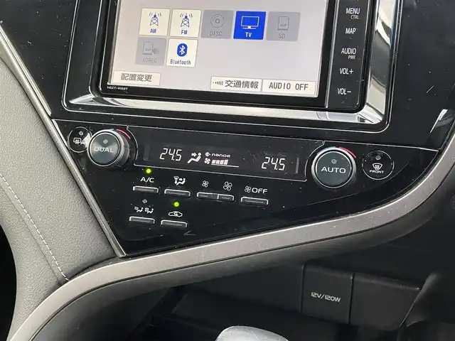 トヨタ カムリ WS 宮崎県 2018(平30)年 5.1万km ダークブルーマイカM 純正ナビ／フルセグＴＶ／バックカメラ／ＥＴＣ／車高調／社外アルミ／ブリッツ４本出しマフラー／クリアランスソナー／ＥＴＣ／レーダークルーズ／パワーシート／オートマチックハイビーム