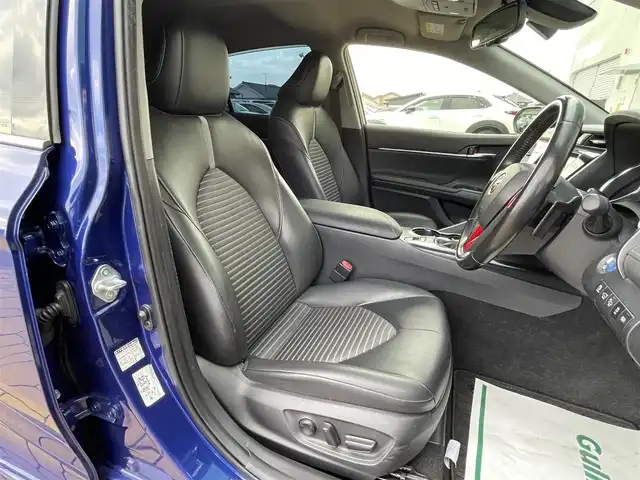 トヨタ カムリ WS 宮崎県 2018(平30)年 5.1万km ダークブルーマイカM 純正ナビ／フルセグＴＶ／バックカメラ／ＥＴＣ／車高調／社外アルミ／ブリッツ４本出しマフラー／クリアランスソナー／ＥＴＣ／レーダークルーズ／パワーシート／オートマチックハイビーム